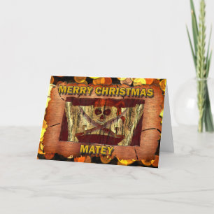 Cartes Pour Fêtes Annuelles Noël du pirate