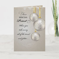 Noël du prêtre catholique, Élégant