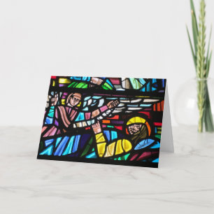 Cartes Pour Fêtes Annuelles noël du vitrail