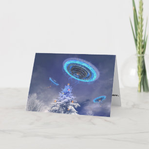 Cartes Pour Fêtes Annuelles Noël d'UFO