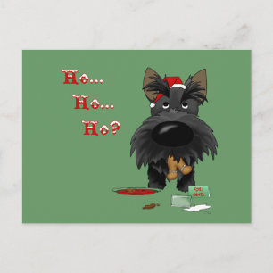 Cartes Pour Fêtes Annuelles Noël écossais Terrier