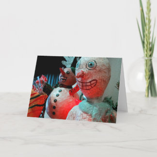 Cartes Pour Fêtes Annuelles Noël effrayant