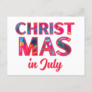 CARTES POUR FÊTES ANNUELLES NOËL EN JUILLET