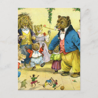 Cartes Pour Fêtes Annuelles Noël En Terre Animale
