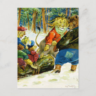 Cartes Pour Fêtes Annuelles Noël en terre animale - Le journal de Yule