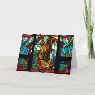 Cartes Pour Fêtes Annuelles Noël en verre tendu