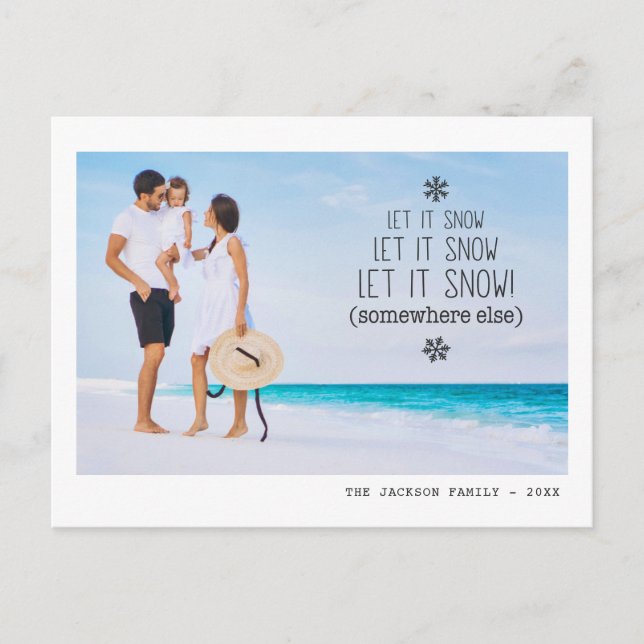Cartes Pour Fêtes Annuelles Noël famille vacances plaisir (Devant)