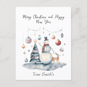 Cartes Pour Fêtes Annuelles Noël festif