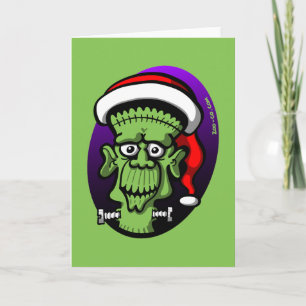 Cartes Pour Fêtes Annuelles Noël Frankenstein