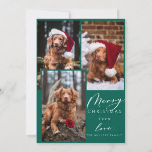 Cartes Pour Fêtes Annuelles Noël Funny Animaux Joyeux Noël 3 Photo Holida
