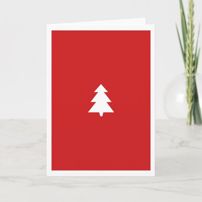 Cartes Pour Fêtes Annuelles Noël géométrique (Devant)
