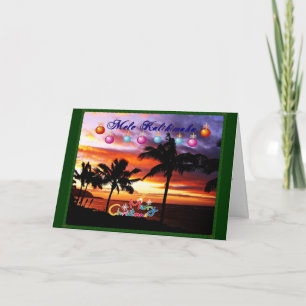 Cartes Pour Fêtes Annuelles Noël hawaïen