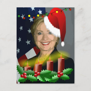 Cartes Pour Fêtes Annuelles noël hillary clinton