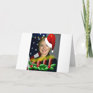 Cartes Pour Fêtes Annuelles noël hillary clinton
