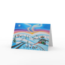 Noël hiver lumières du nord