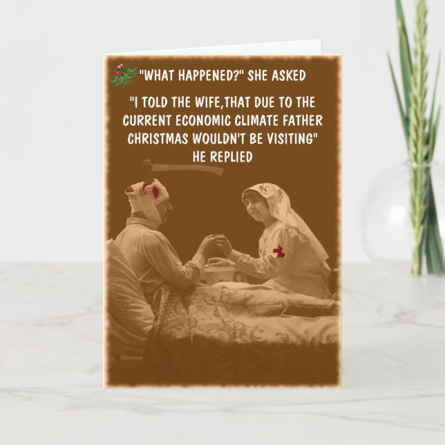 Cartes Pour Fêtes Annuelles Noël humoristique (Devant)
