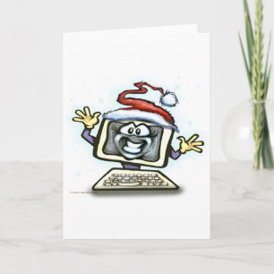 Cartes Pour Fêtes Annuelles Noël informatique