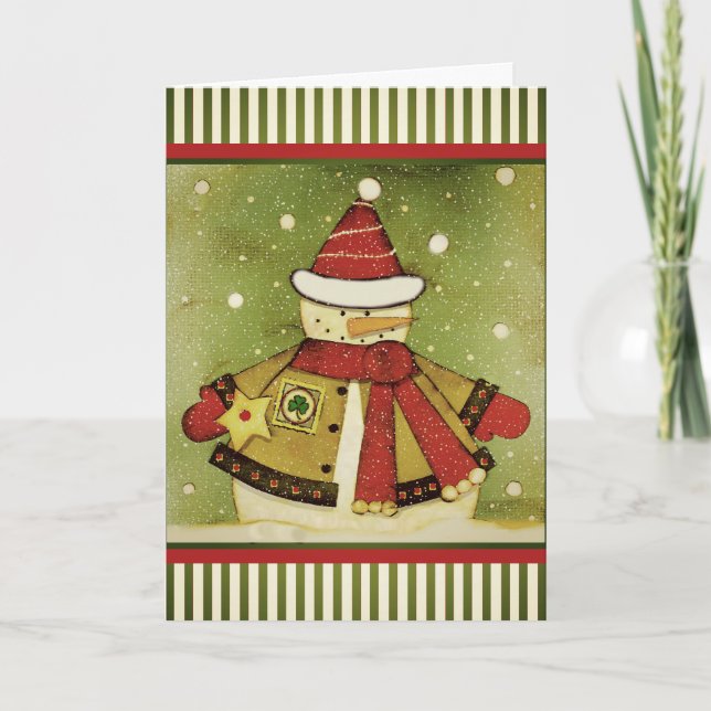 Cartes Pour Fêtes Annuelles Noël irlandais (Devant)