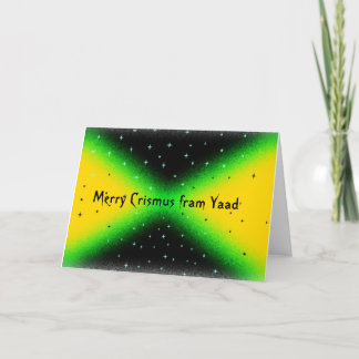 Cartes Pour Fêtes Annuelles Noël jamaïcain