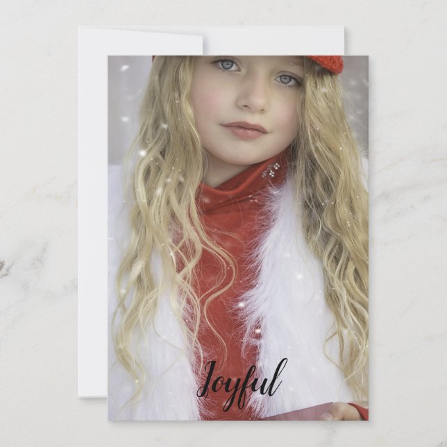 Cartes Pour Fêtes Annuelles Noël joyeux (Devant)