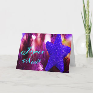 Cartes Pour Fêtes Annuelles Noël Joyeux Noel Purple Noël Star