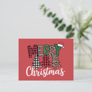 Cartes Pour Fêtes Annuelles Noël laid Joyeux et brillant Arbre de Noël Père No