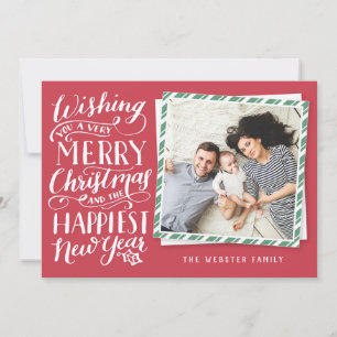 Cartes Pour Fêtes Annuelles Noël lettres