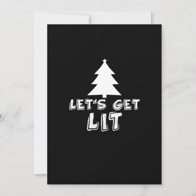 Cartes Pour Fêtes Annuelles Noel Lit Classic (Devant)
