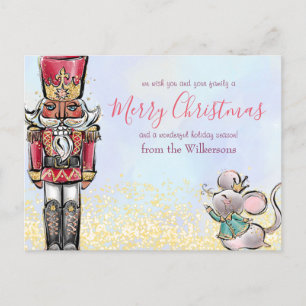 Cartes Pour Fêtes Annuelles Noël Magique Casse-Noisette Hiver Merveilleux