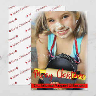 Cartes Pour Fêtes Annuelles Noël moderne intemporel