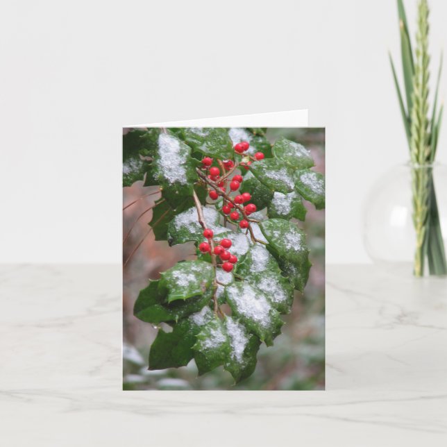 Cartes Pour Fêtes Annuelles Noël naturel (Devant)