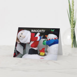 CARTES POUR FÊTES ANNUELLES NOËL NEUGHTY OU JOLIMENT JOYEUX