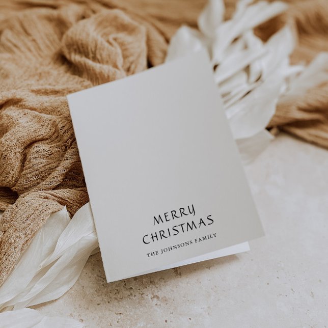 Cartes Pour Fêtes Annuelles Noël noir et blanc élégant (Créateur téléchargé)