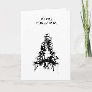 Cartes Pour Fêtes Annuelles Noël noir v5