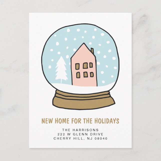 Cartes Pour Fêtes Annuelles Noël Nouveau (Devant)