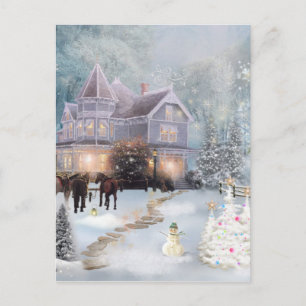 Cartes Pour Fêtes Annuelles Noël occidental