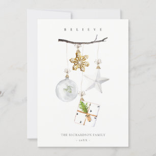 Cartes Pour Fêtes Annuelles Noël Ornements Star Cookie Chime Croire