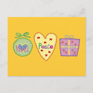 Cartes Pour Fêtes Annuelles Noel Peace Joy
