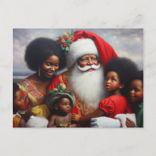Cartes Pour Fêtes Annuelles Noël Père Noël avec enfants 7