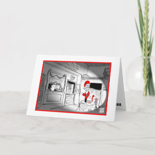 CARTES POUR FÊTES ANNUELLES NOËL : "PÈRE NOËL SECRET "