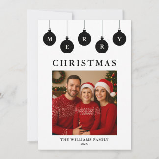 Cartes Pour Fêtes Annuelles Noël Photo Personnalisée