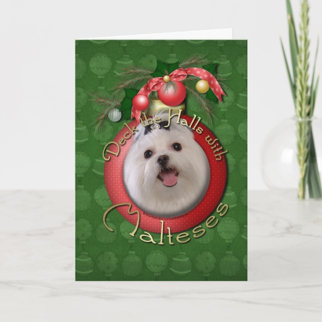 Cartes Pour Fêtes Annuelles Noël - plate-forme les halls - Malteses (Devant)