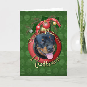 Cartes Pour Fêtes Annuelles Noël - plate-forme les halls - Rotties - Harley