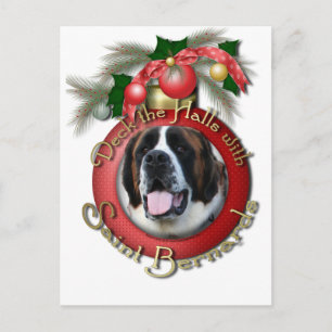 Cartes Pour Fêtes Annuelles Noël - plate-forme les halls - saint Bernards -