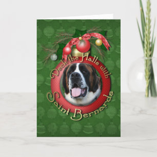 Cartes Pour Fêtes Annuelles Noël - plate-forme les halls - saint Bernards -