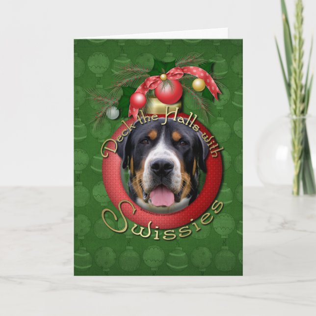 Cartes Pour Fêtes Annuelles Noël - plate-forme les halls - Swissies (Devant)