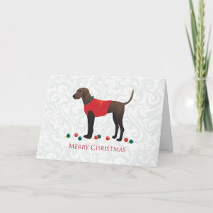 Cartes Pour Fêtes Annuelles Noël Plott Hound
