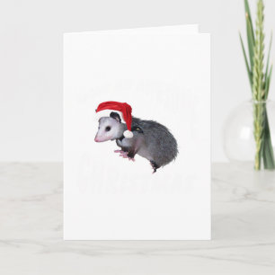 Cartes Pour Fêtes Annuelles Noël Possum génial