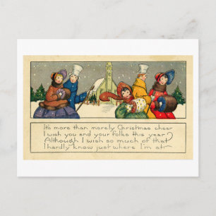 Cartes Pour Fêtes Annuelles Noël Postcard (1920)