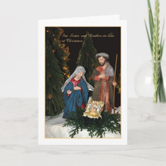 Cartes Pour Fêtes Annuelles Noël - Pour Soeur et Belle-Frère